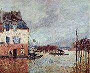 Alfred Sisley uberschwemmung in Port Marly oil painting artist